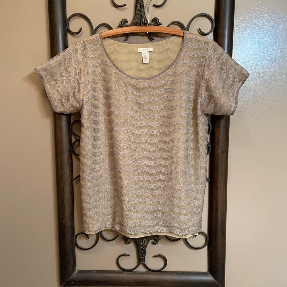 J Crew Lace Top